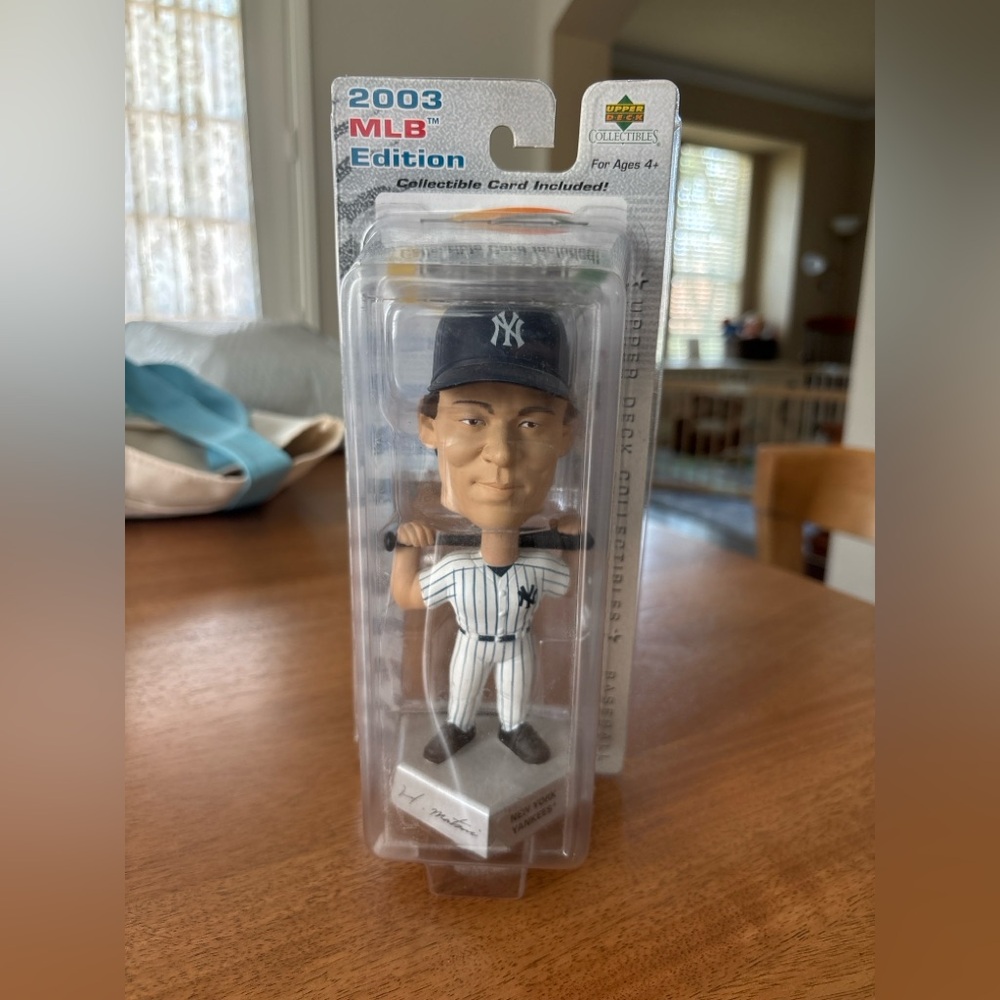 2003 Upper Deck Hideki Matsui Rookie Bobblehead New York Yankees Sealed W/ Card